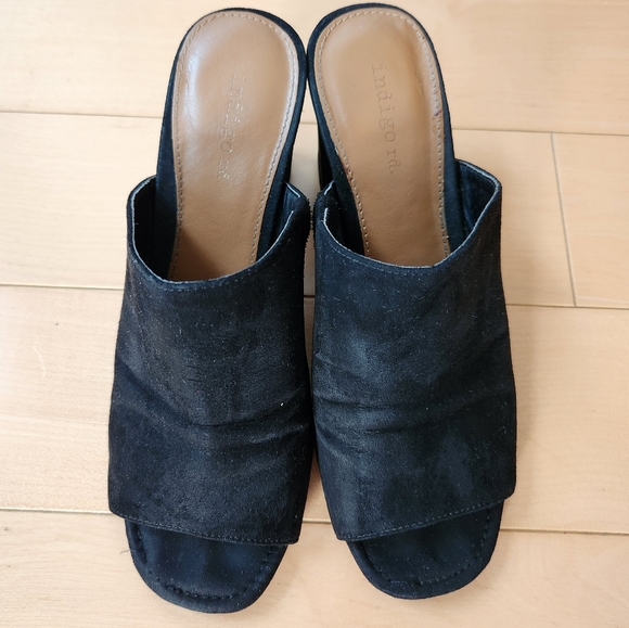 Black suede mules - Picture 6 of 7